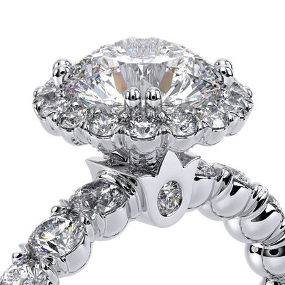 Verragio Renaissance Collection White Gold Halo Semi-Mount Engagement Ring