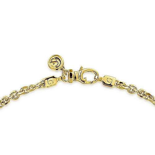 Gents Gabriel & Co. Gold Link Chain - Gents Necklace