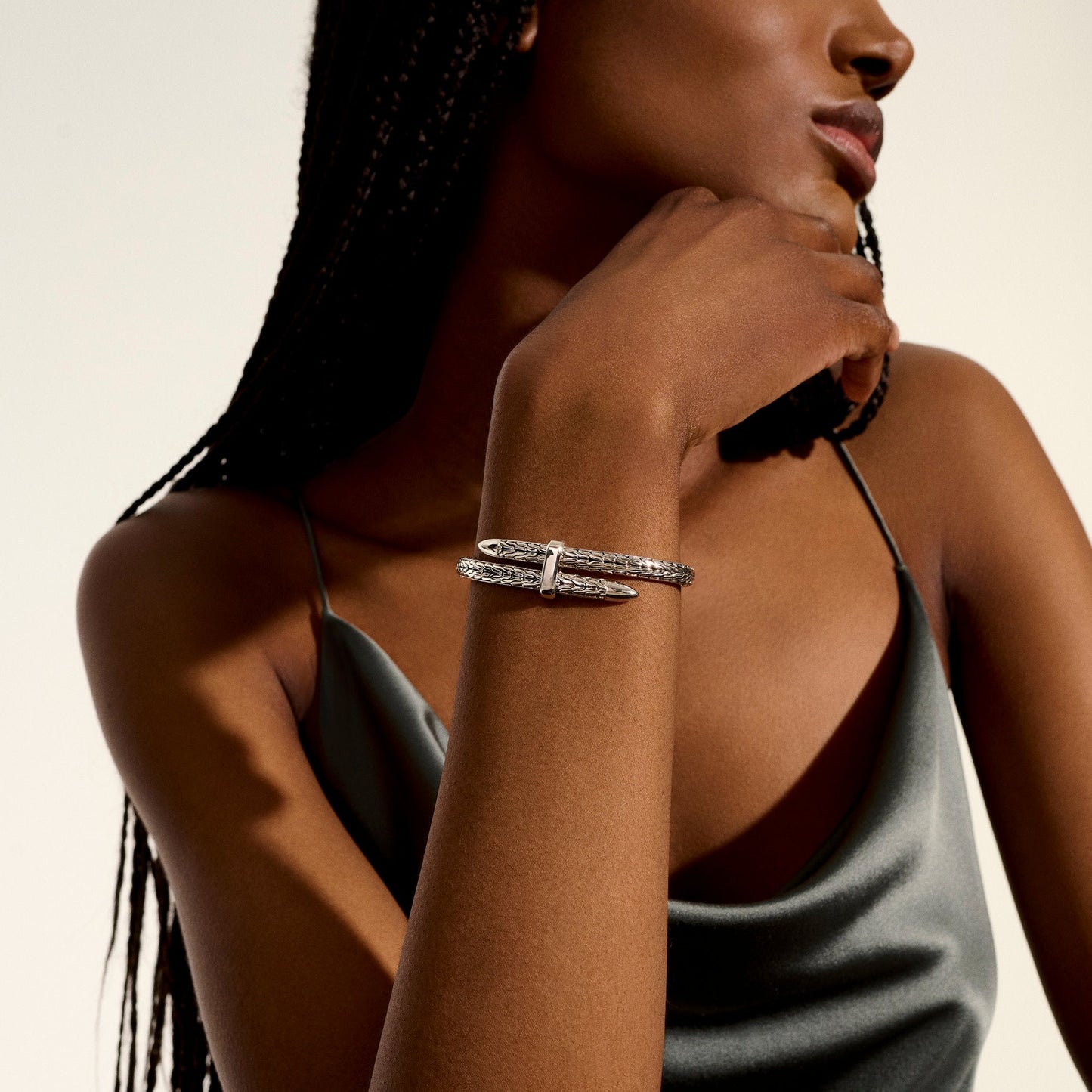John Hardy Sterling Silver Spear Flex Cuff Bracelet