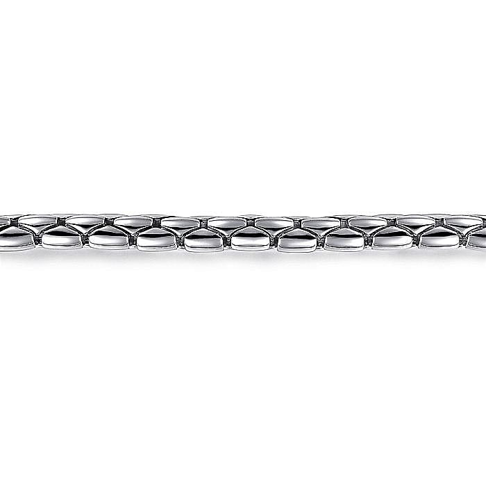 Gents Gabriel & Co. Sterling Silver Tubular Chain Bracelet