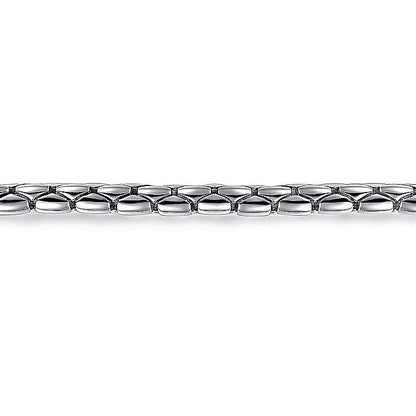 Gents Gabriel & Co. Sterling Silver Tubular Chain Bracelet