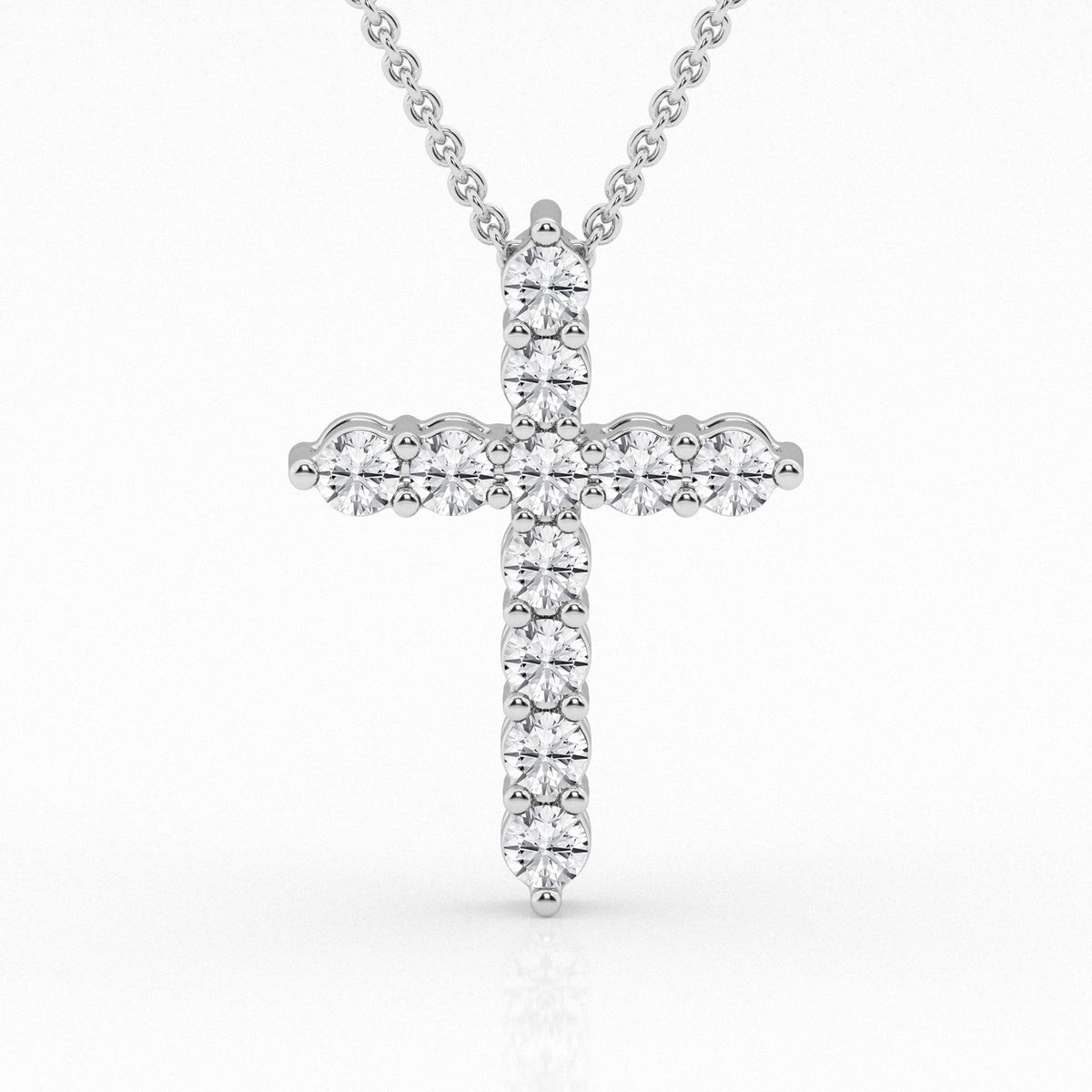 Laboratory Grown Diamond Cross Pendant