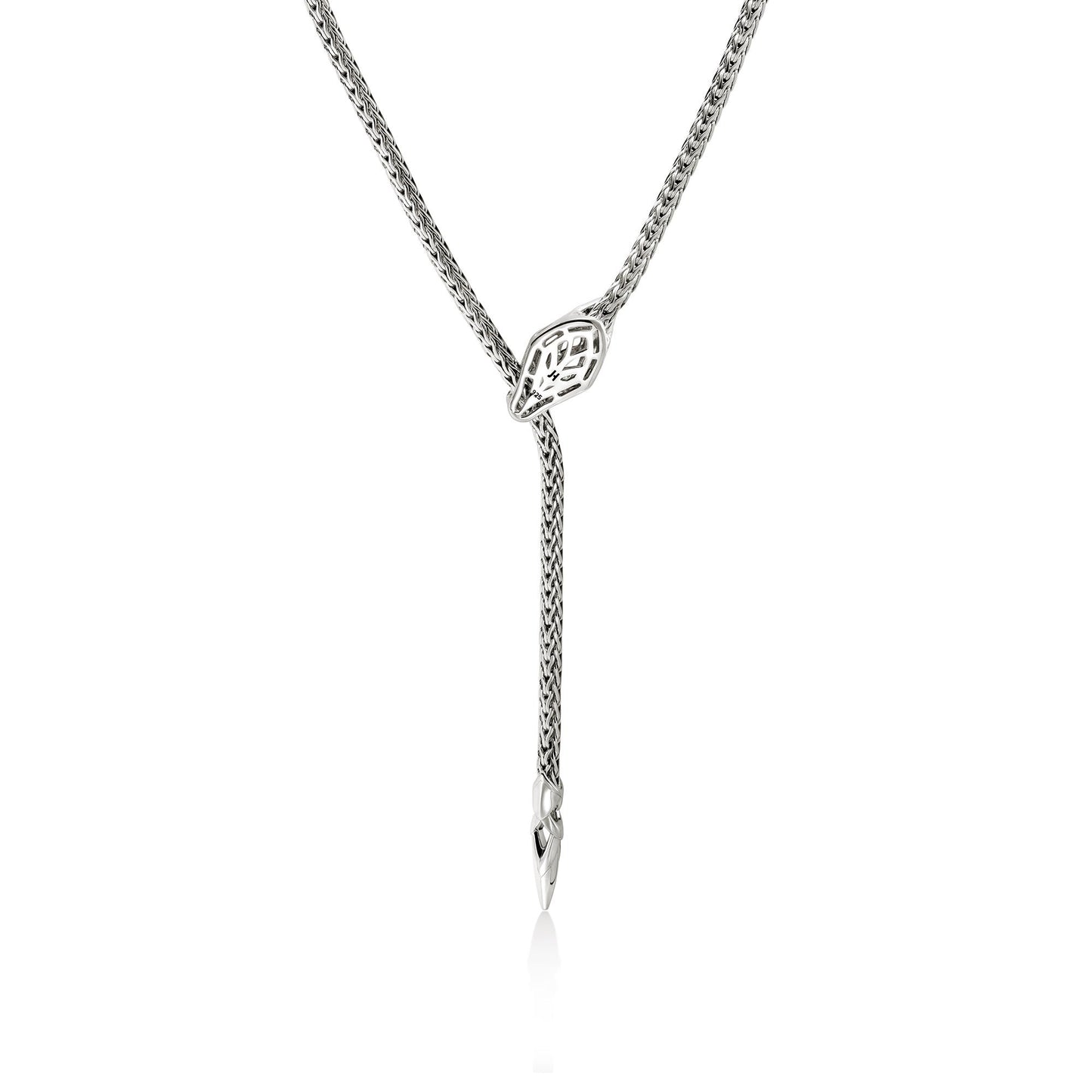 John Hardy Sterling Silver Naga Lariat Necklace