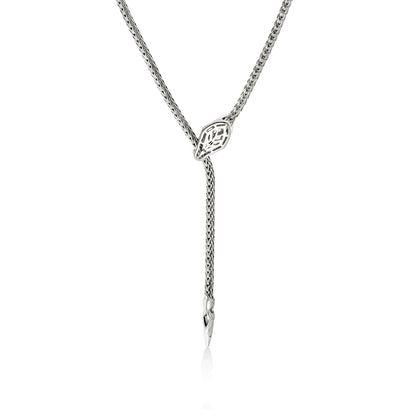 John Hardy Sterling Silver Naga Lariat Necklace