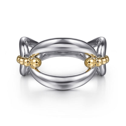 Gabriel & Co. Gold and Silver Ring - Colored Stone Rings - Women's