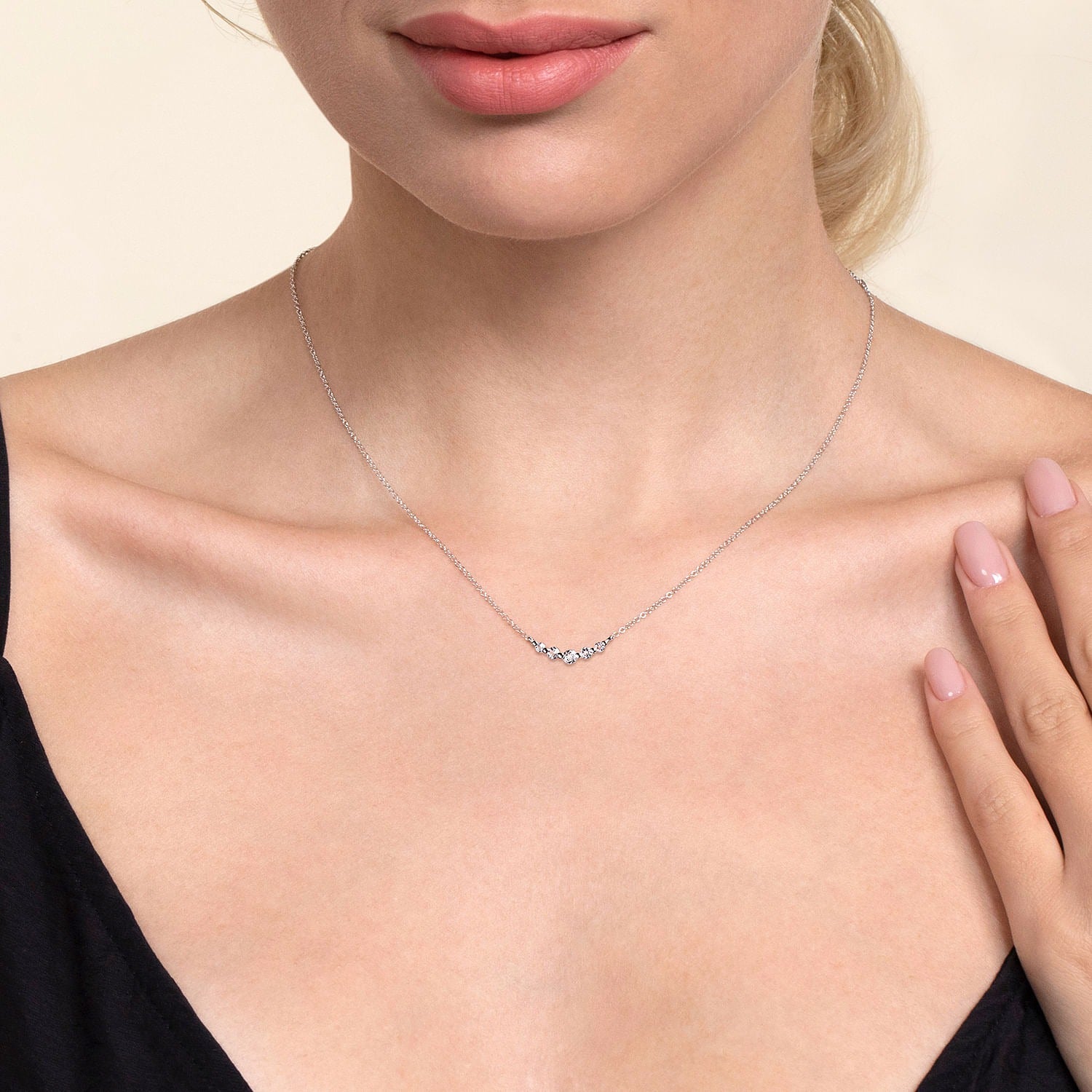 Gabriel & Co. Necklace - Diamond Pendants