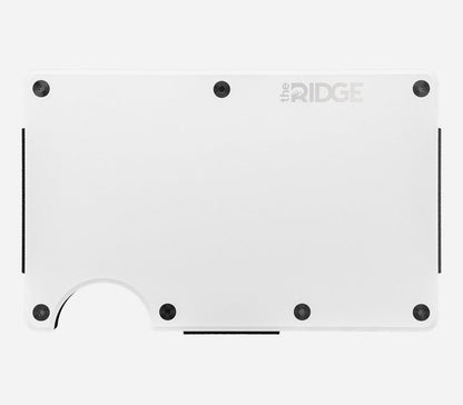 The Ridge Wallet Polar White Money Clip