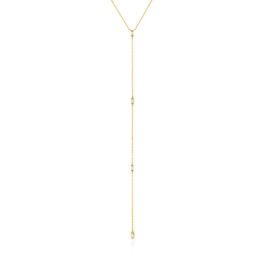 Ania Haie Glow Y Necklace - Silver Necklace