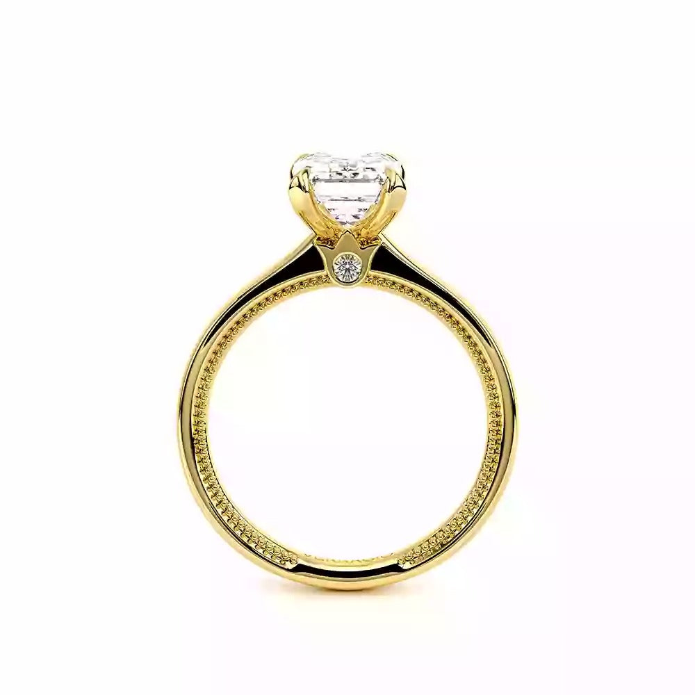 Verragio Emerald Cut Solitaire Semi-Mount Engagement Ring
