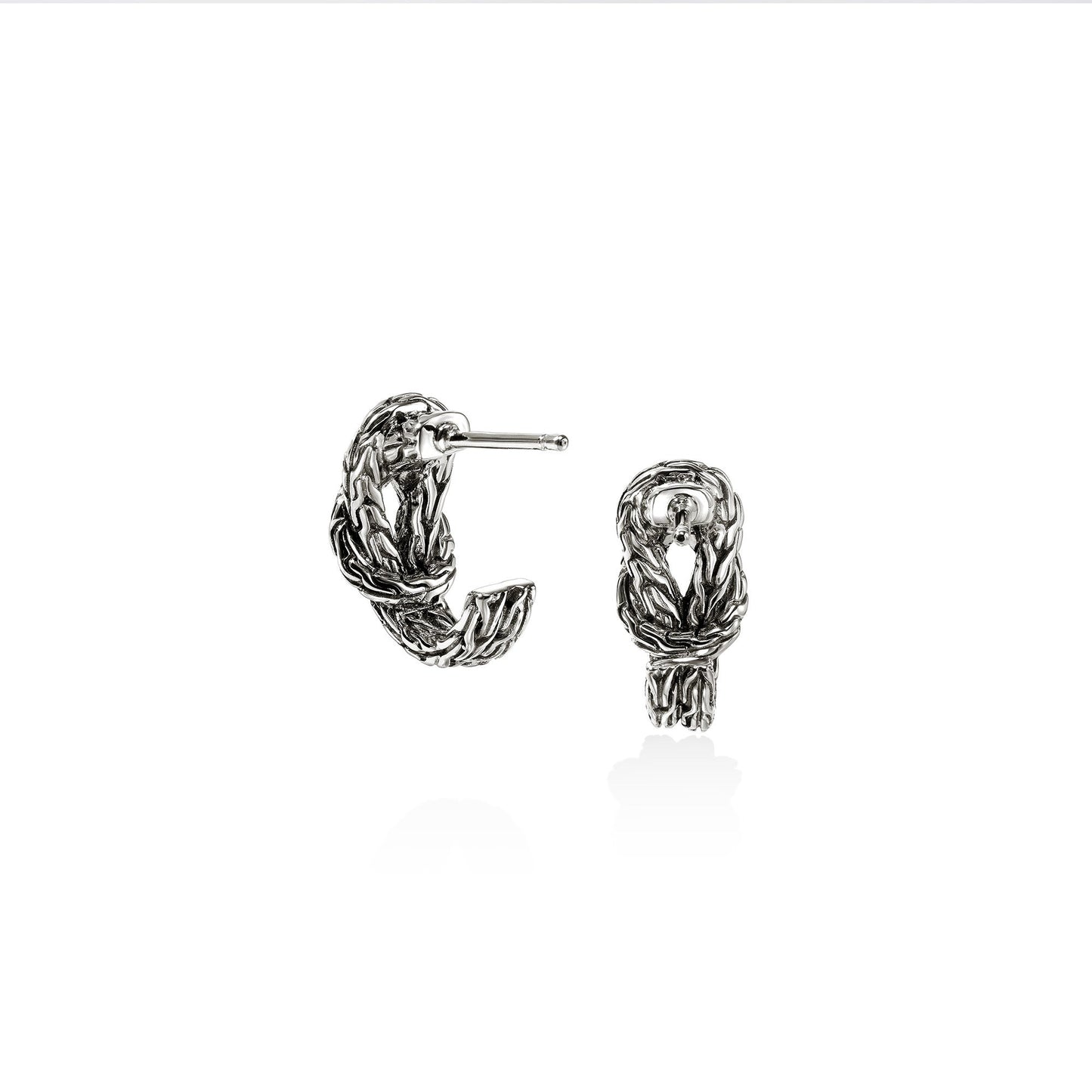 John Hardy Sterling Silver Love Knot Hoop Earring