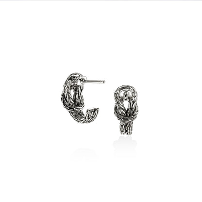 John Hardy Sterling Silver Love Knot Hoop Earring