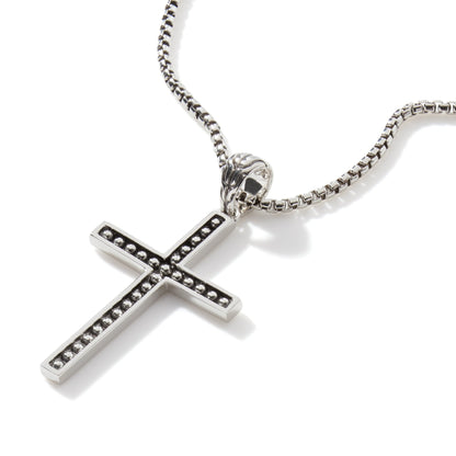 John Hardy Sterling Silver Jawan Cross Pendant Necklace