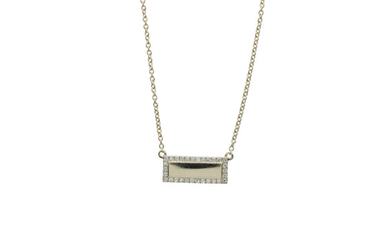 Yellow Gold Diamond Necklace - Diamond Necklaces