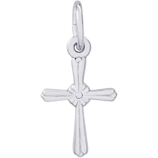 Rembrandt Cross Charm - Silver Charms