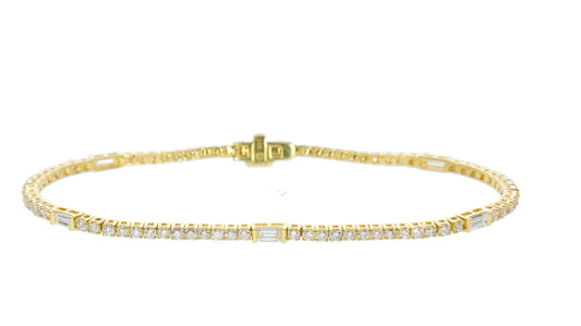 Ladies Diamond Tennis Bracelet