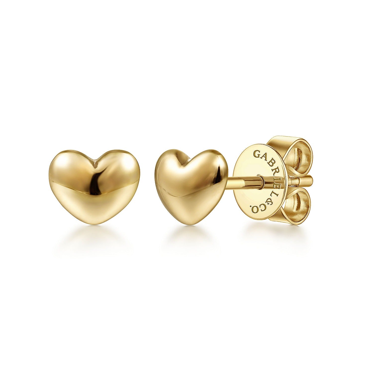 Gabriel &.Co. Heart Stud Earrings - Gold Earrings