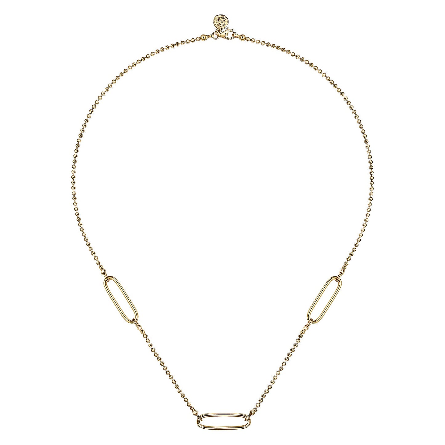 Gabriel & Co. Yellow Gold Necklace