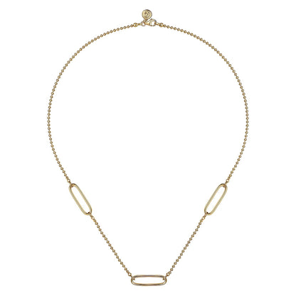 Gabriel & Co. Yellow Gold Necklace