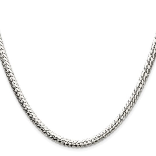 Sterling Silver Flat Chain - Silver Chains