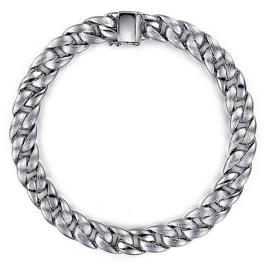 Gabriel & Co Sterling Silver Heavy Chain Bracelet