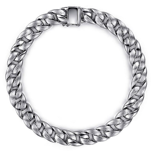 Gabriel & Co Sterling Silver Heavy Chain Bracelet - Gents Bracelet