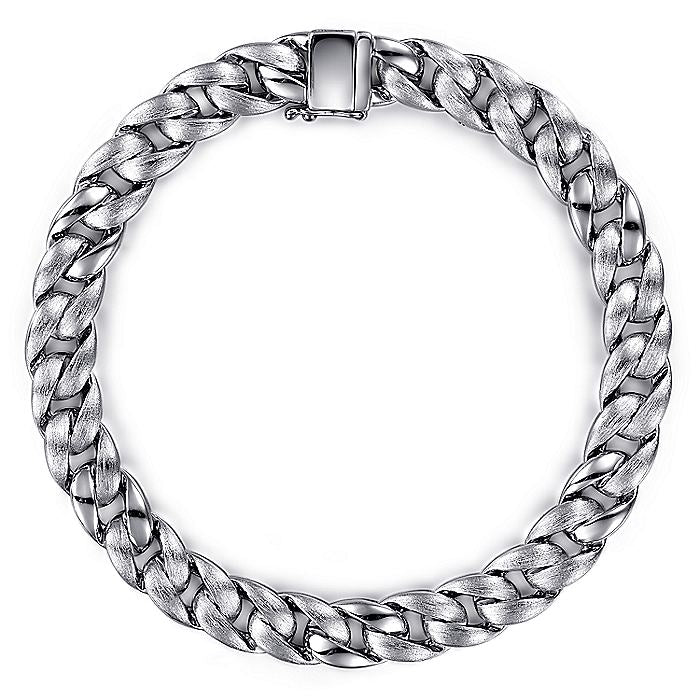Gabriel & Co Sterling Silver Heavy Chain Bracelet
