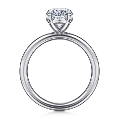 Gabriel & Co. Oval Semi-Mount Engagement Ring - Gold Remounts