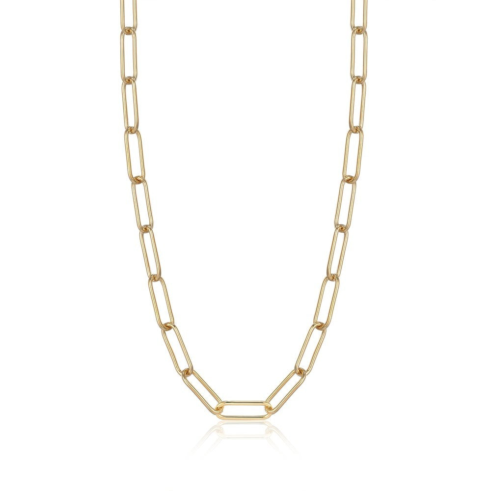 Ania Haie Paperclip Chunky Chain Necklace - Silver Chains