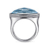 Gabriel & Co. Sterling Silver Bujukan Lady's Ring