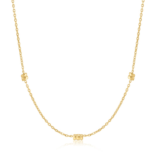 Ania Haie Gold Smooth Twist Chain Necklace - Silver Necklace