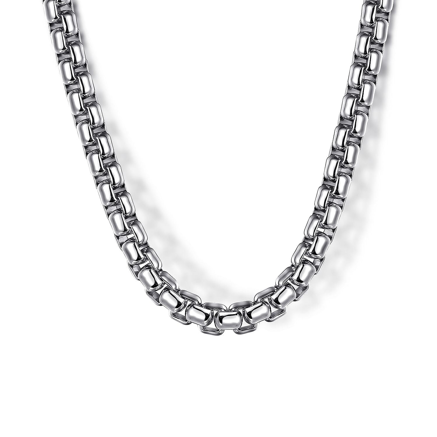 Gabriel & Co. Sterling Silver Box Chain - Gents Necklace