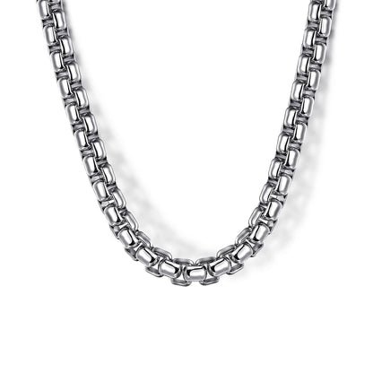 Gabriel & Co. Sterling Silver Box Chain - Gents Necklace