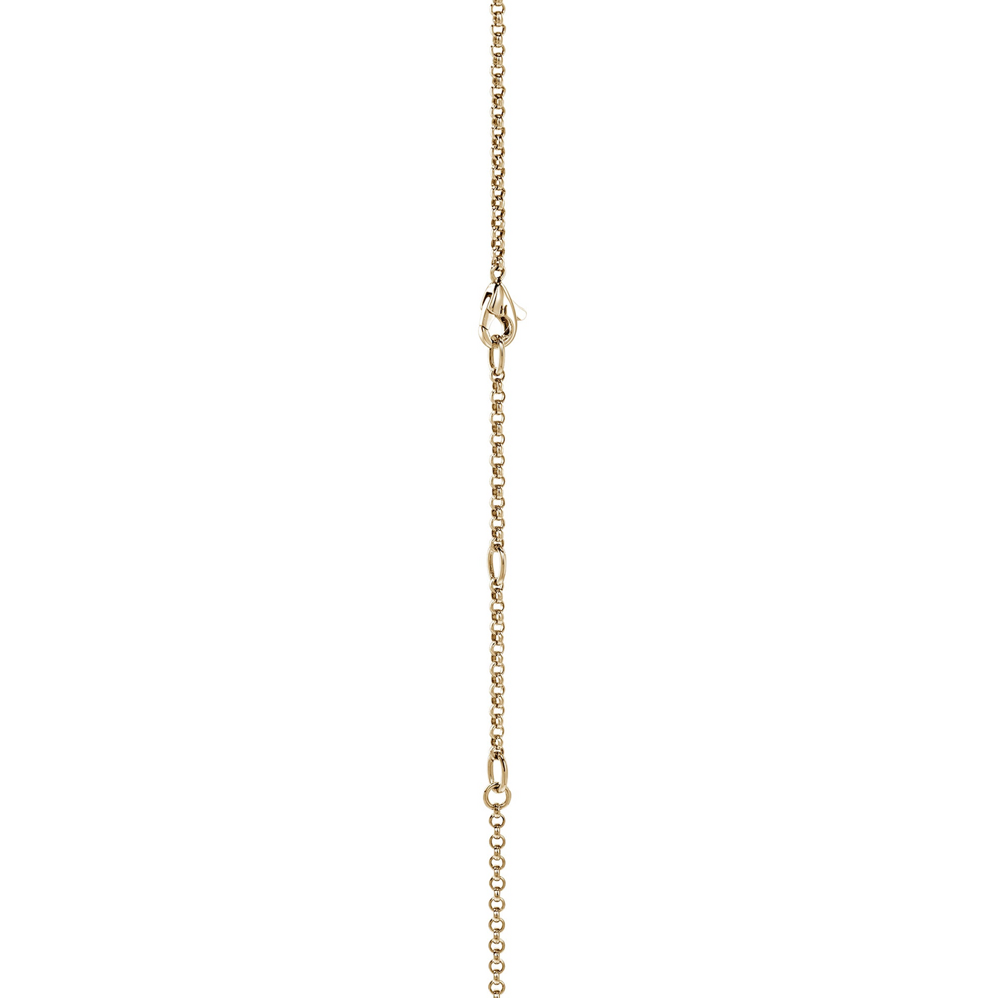 John Hardy Yellow Gold Essential Pavé Necklace