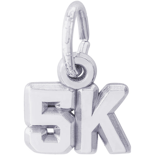 Rembrandt Race 5K Charm - Silver Charms