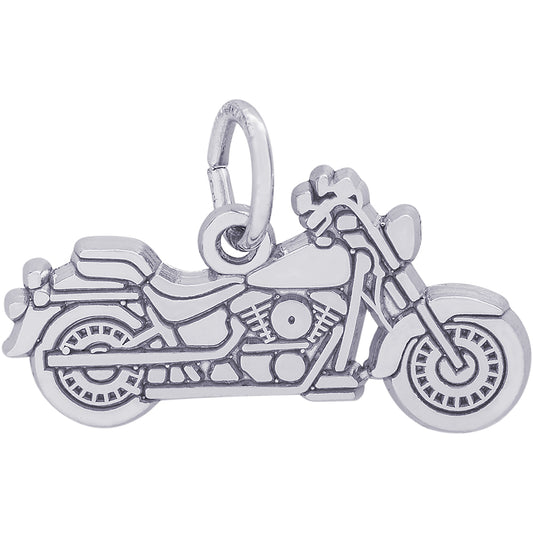 Rembrandt Motorcycle Charm - Silver Charms