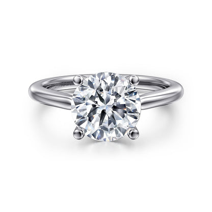 Gabriel & Co. Round Semi-Mount Engagement Ring - Diamond Semi-Mount Rings