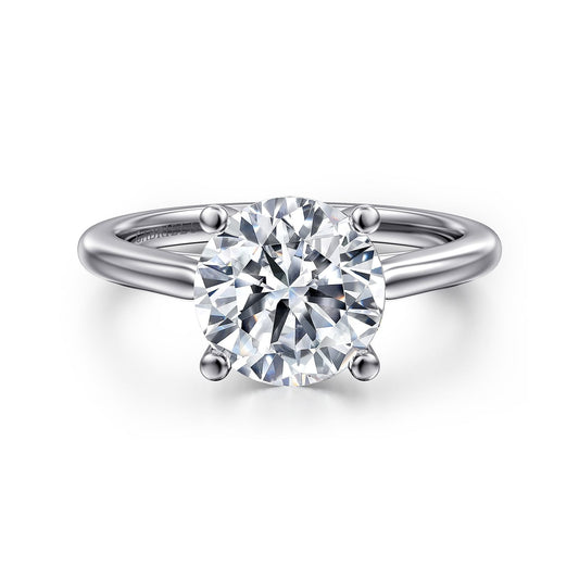 Gabriel & Co. Round Semi-Mount Engagement Ring