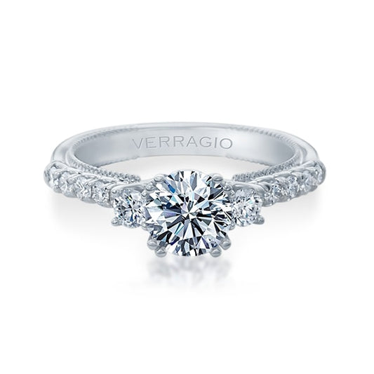Verragio Renaissance Collection Three Stone Style Engagement Ring