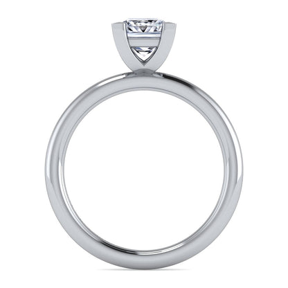 Gabriel & Co. Princess Cut Semi-Mount Engagement Ring - Gold Remounts