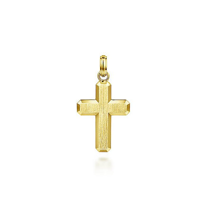 Gabriel & Co. Yellow Gold Pendant - Gents Pendant