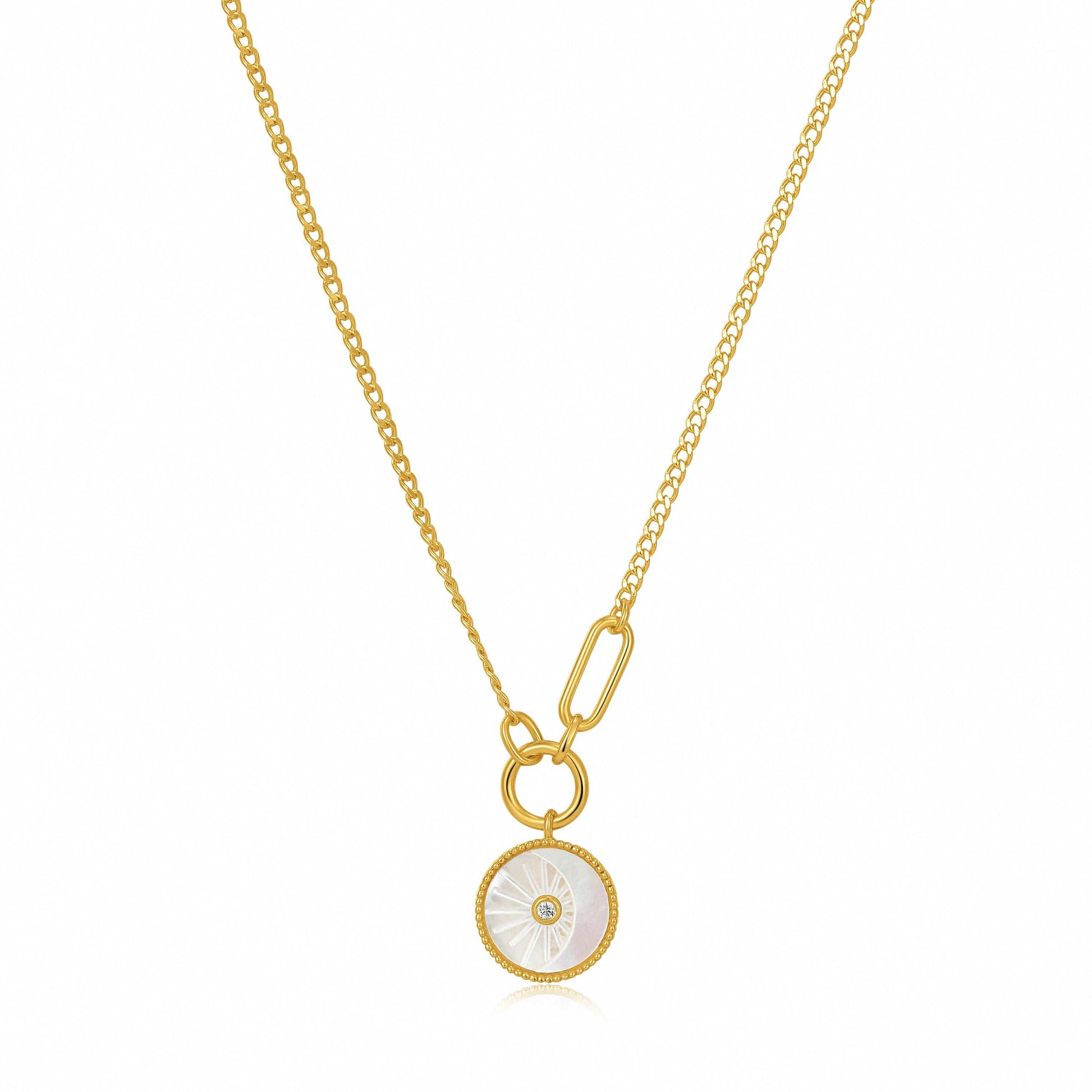 Ania Haie Eclipse Emblem Necklace - Silver Necklace