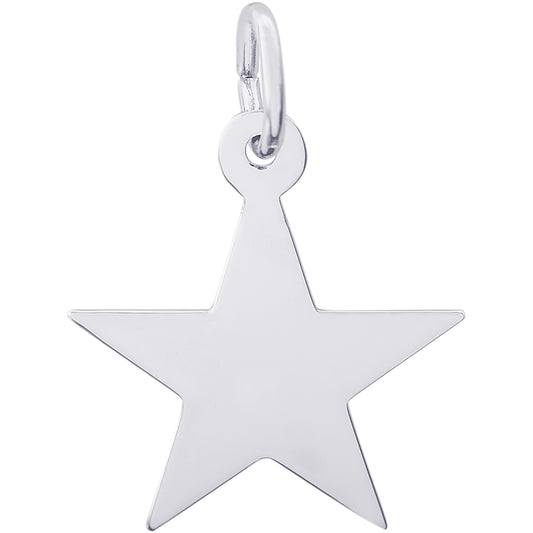 Rembrandt Star Charm - Silver Charms