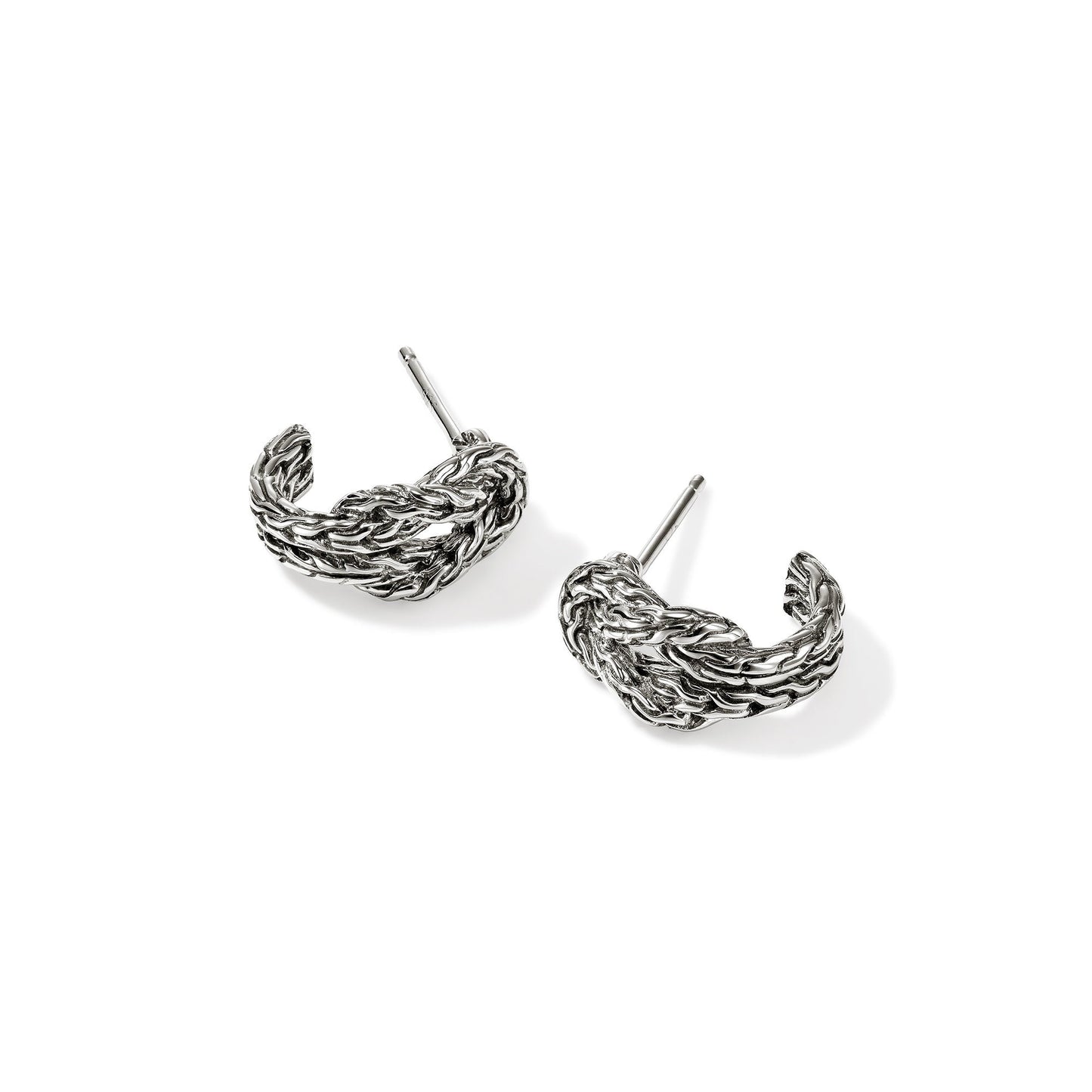 John Hardy Sterling Silver Love Knot Hoop Earring