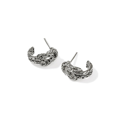 John Hardy Sterling Silver Love Knot Hoop Earring