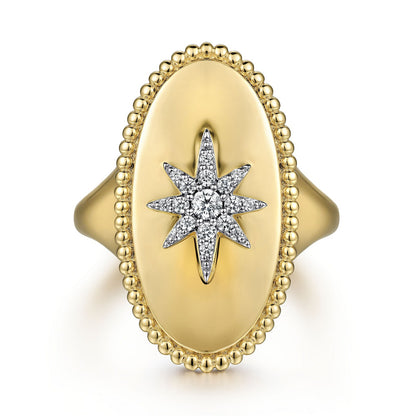 Gabriel & Co. Signet Ring