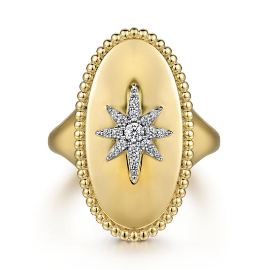 Gabriel & Co. Signet Ring