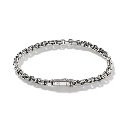 John Hardy Sterling Silver Box Chain Bracelet