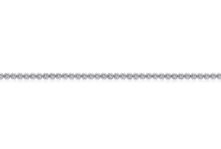 Debeers Forevermark Petite Bezel Set Diamond Tennis Bracelet - Diamond Bracelets