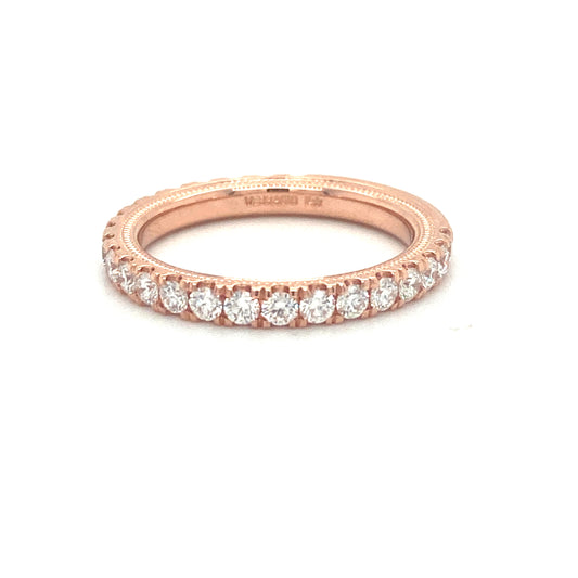 Verragio Tradition Collection Rose Gold Diamond Wedding Band
