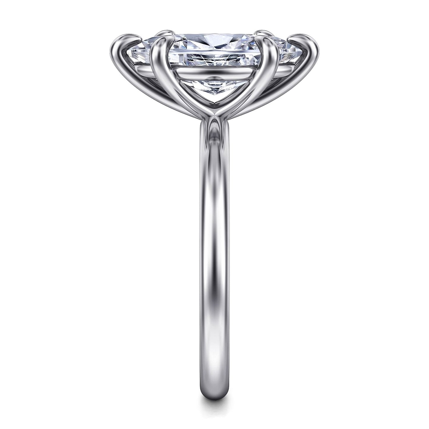 Gabriel & Co. Marquise Solitaire Engagement Ring - Gold Remounts